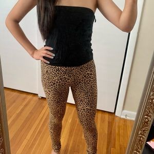 Leopard print leggings